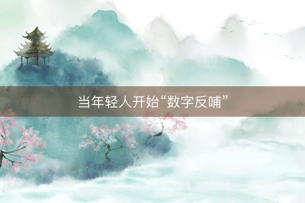 当年轻人开始“数字反哺”