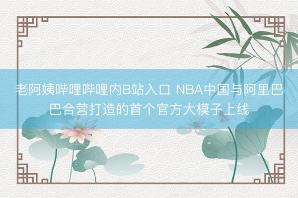 老阿姨哔哩哔哩内B站入口 NBA中国与阿里巴巴合营打造的首个官方大模子上线